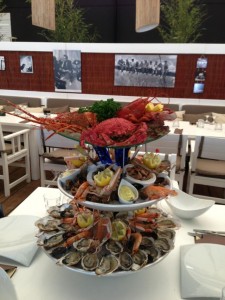 plateaux de fruits de mer plage du golf